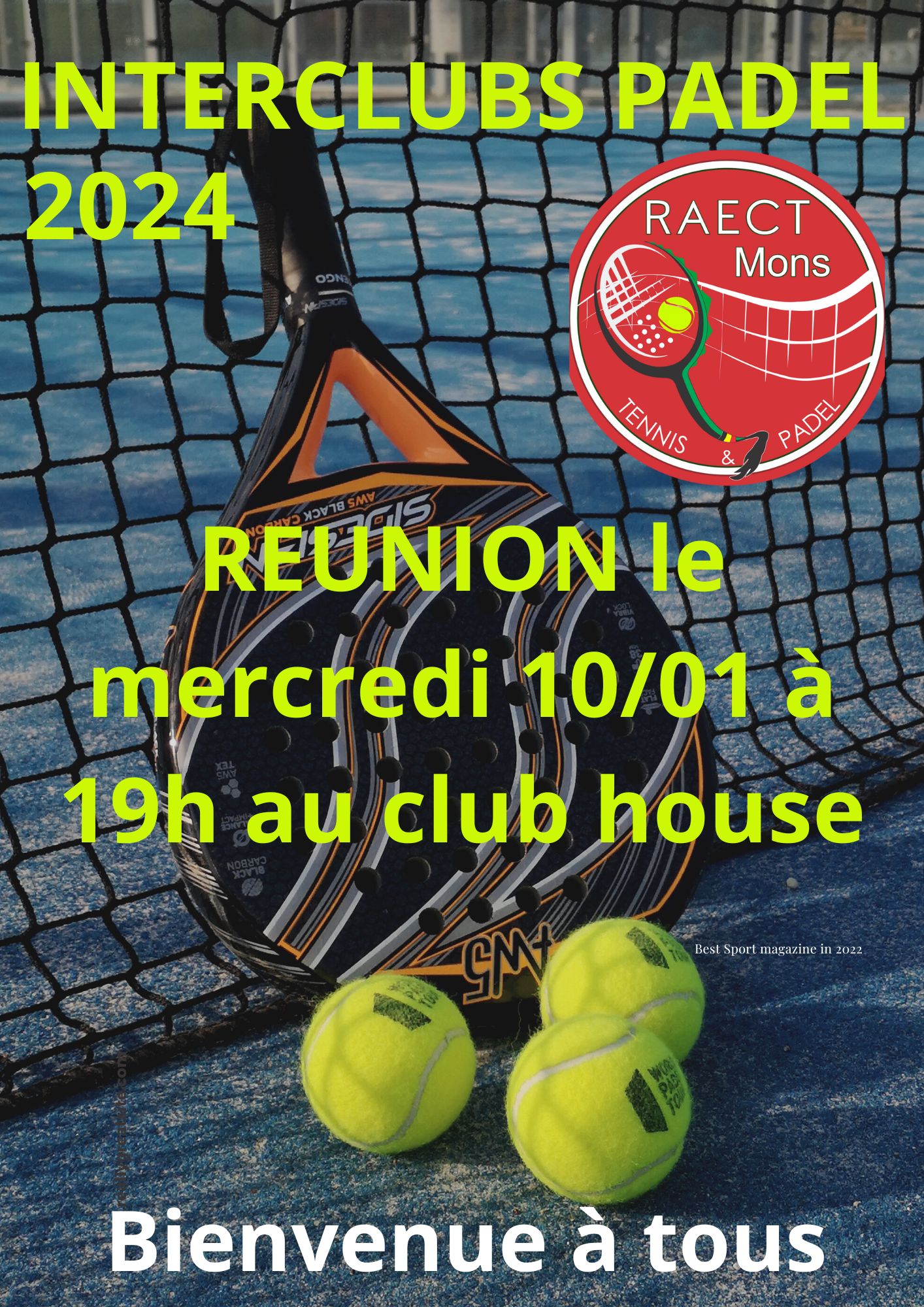 REUNION INTERCLUBS PADEL 2024